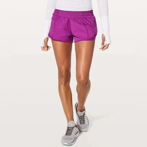 Lululemon Hotty Hot Short II *2.5" Regal Plum